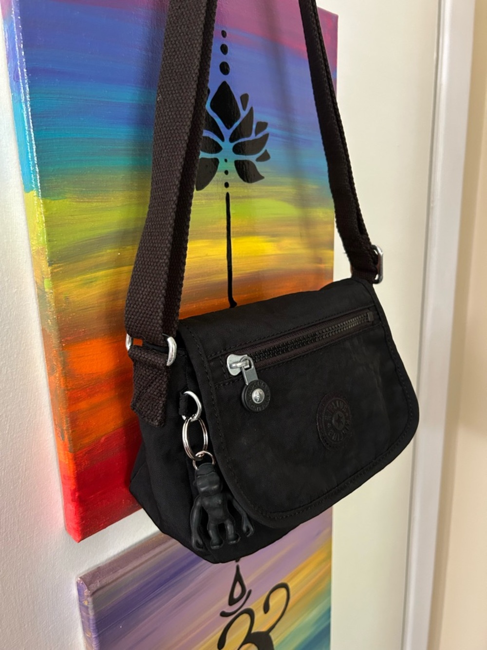 Kipling - Sabina Mini Crossbody in black - Picture 12 of 15